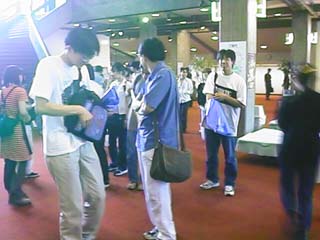 場内は撮影禁止だったので,せめてイベント終了後の会場の様子
